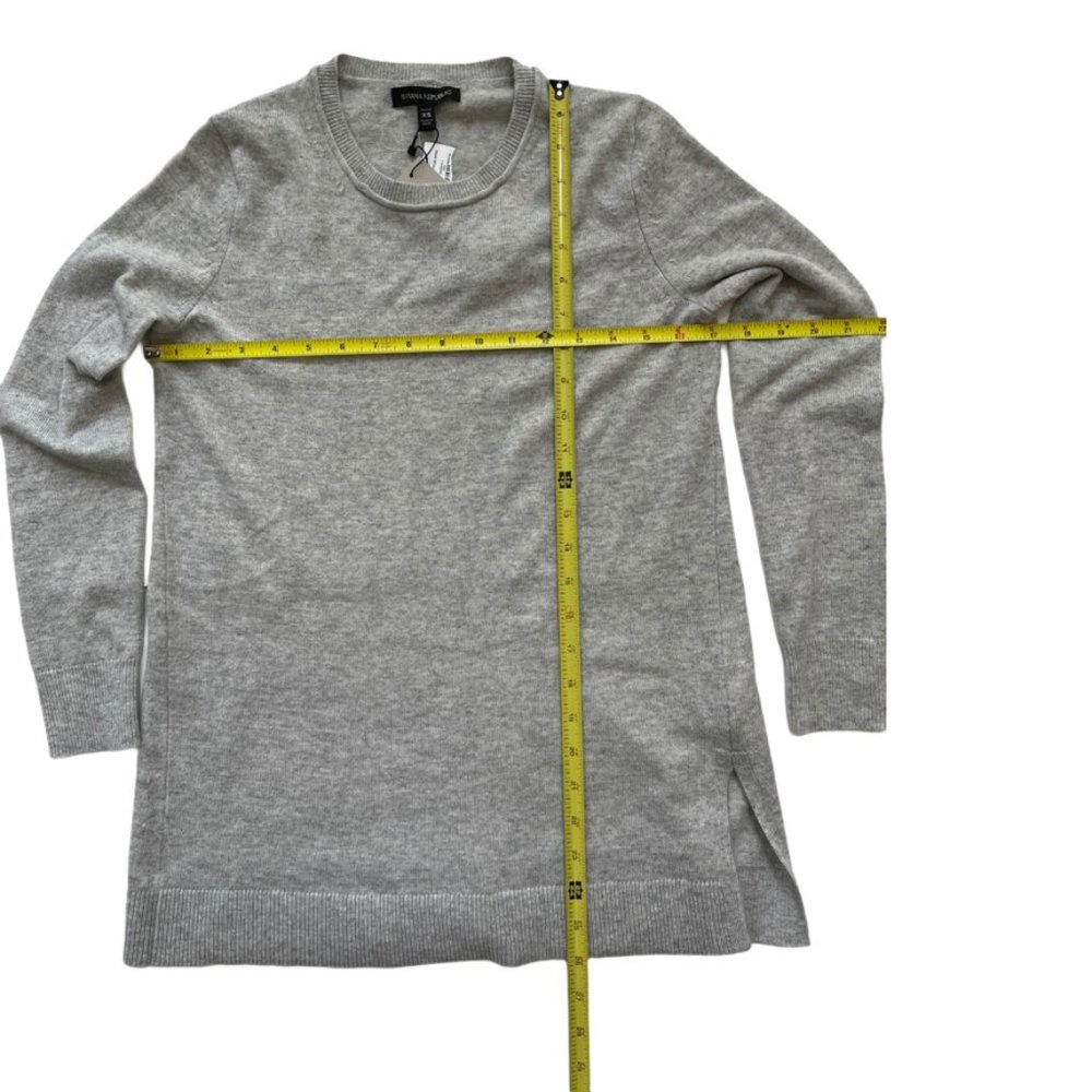 Banana Republic Cashmere Blend Tunic Gray Sweater - Picture 4 of 10